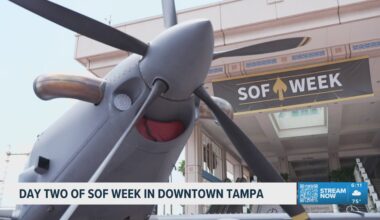 Day two of SOF Week in Downtown Tampa on Tuesday