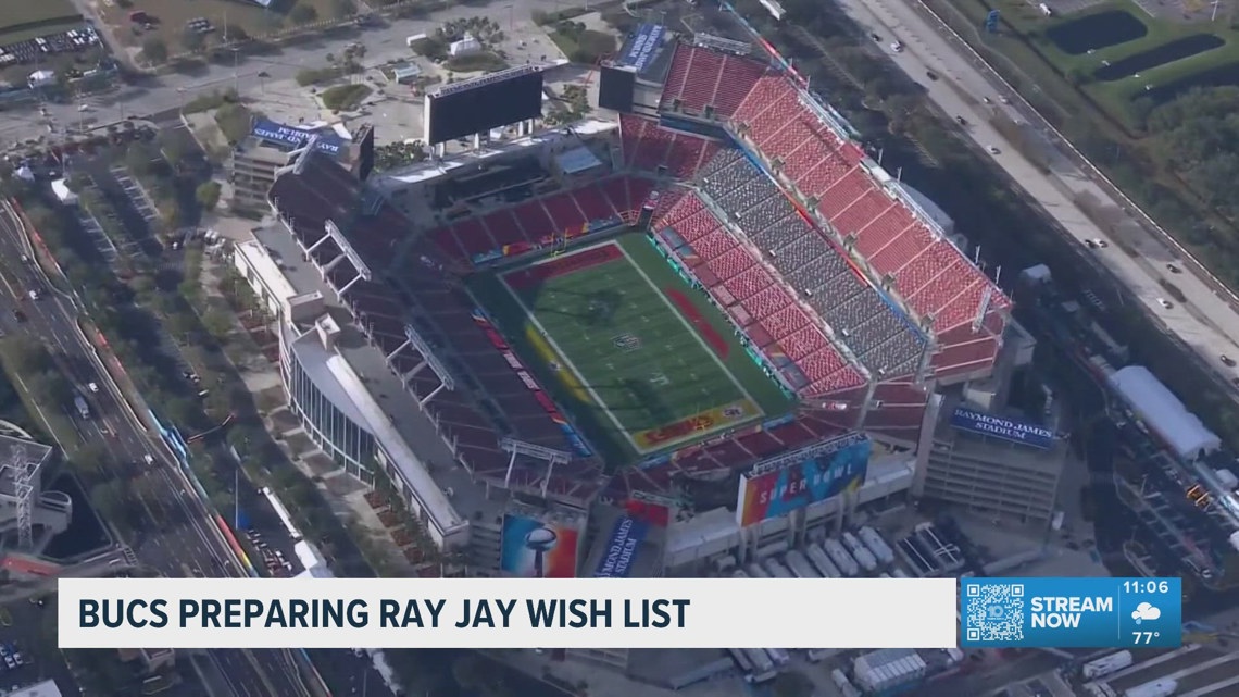 Tampa Bay Buccaneers working on wish list for major renovations to Raymond James Stadium
