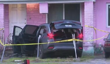 Car crashes inches from Miami-Dade home leaving at least 1 injured, officials say