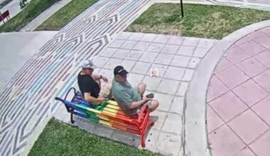 German tourists accused of drawing swastika, writing "Adolf was here" on LGBTQ bench in Miami Beach