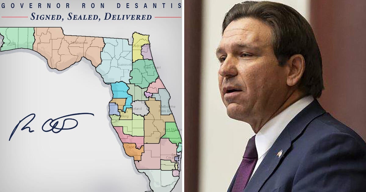 Florida's new congressional map faces court challenge over alleged partisan gerrymandering