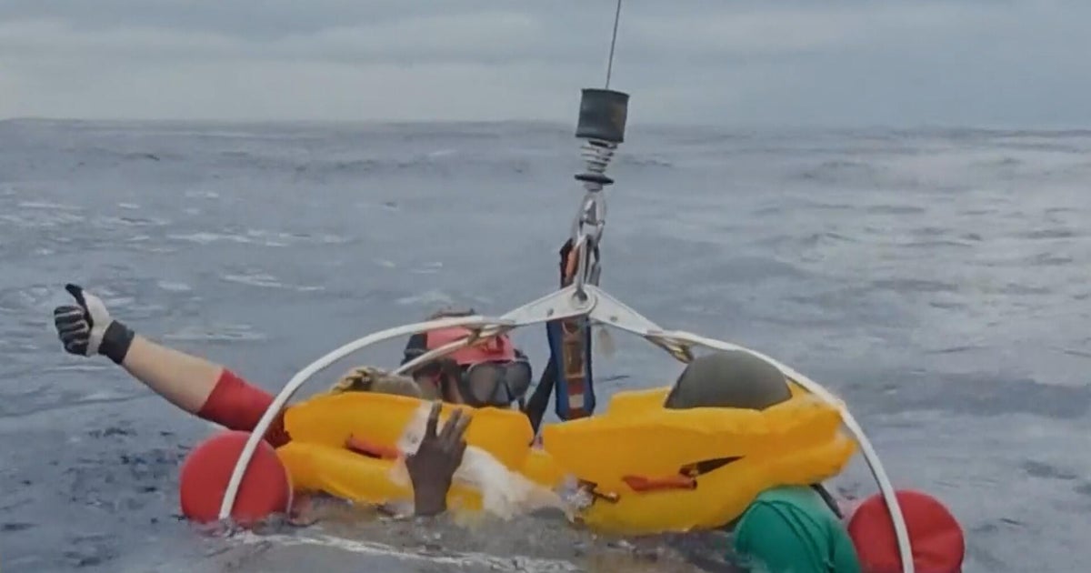 New video shows dramatic Air Force rescue after plane crash off Florida coast