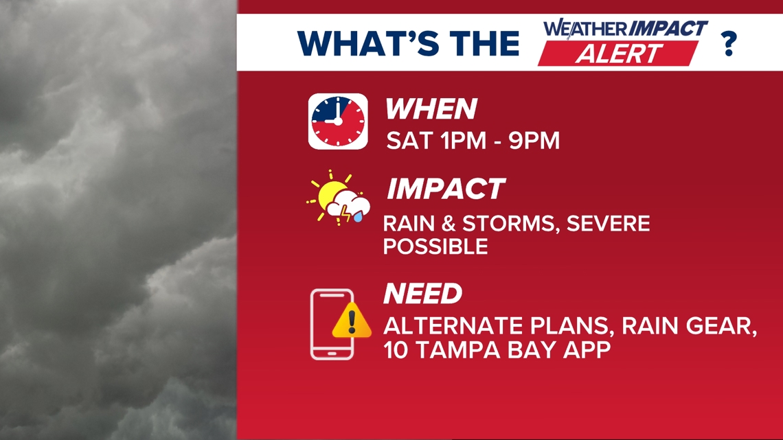 Tampa Bay's Saturday Forecast | wtsp.com