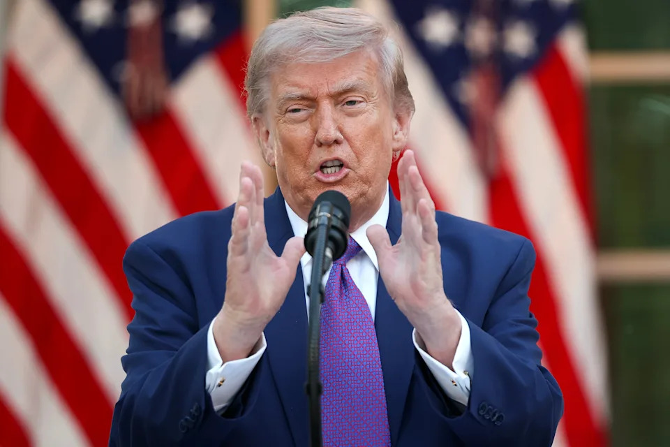 Trump is facing backlash after he said that Americans’ financial struggles are not a factor in how he approaches negotiations with Iran. / Kevin Dietsch / Getty Images