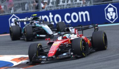 Charles Leclerc was "a bit harsh" on Kimi Antonelli in Miami sprint, but hopes he "calms down"
