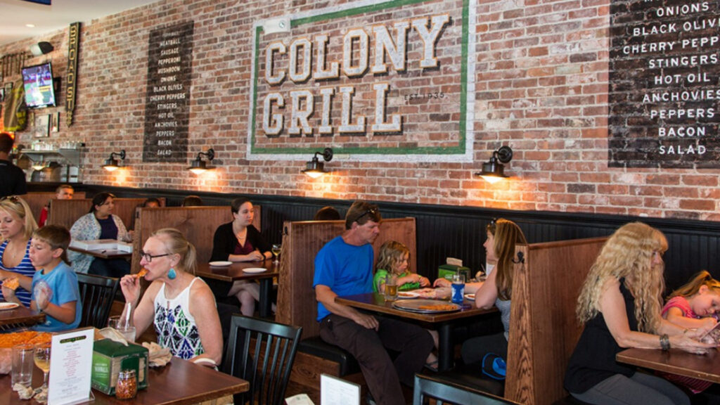 The interior of a restaurant