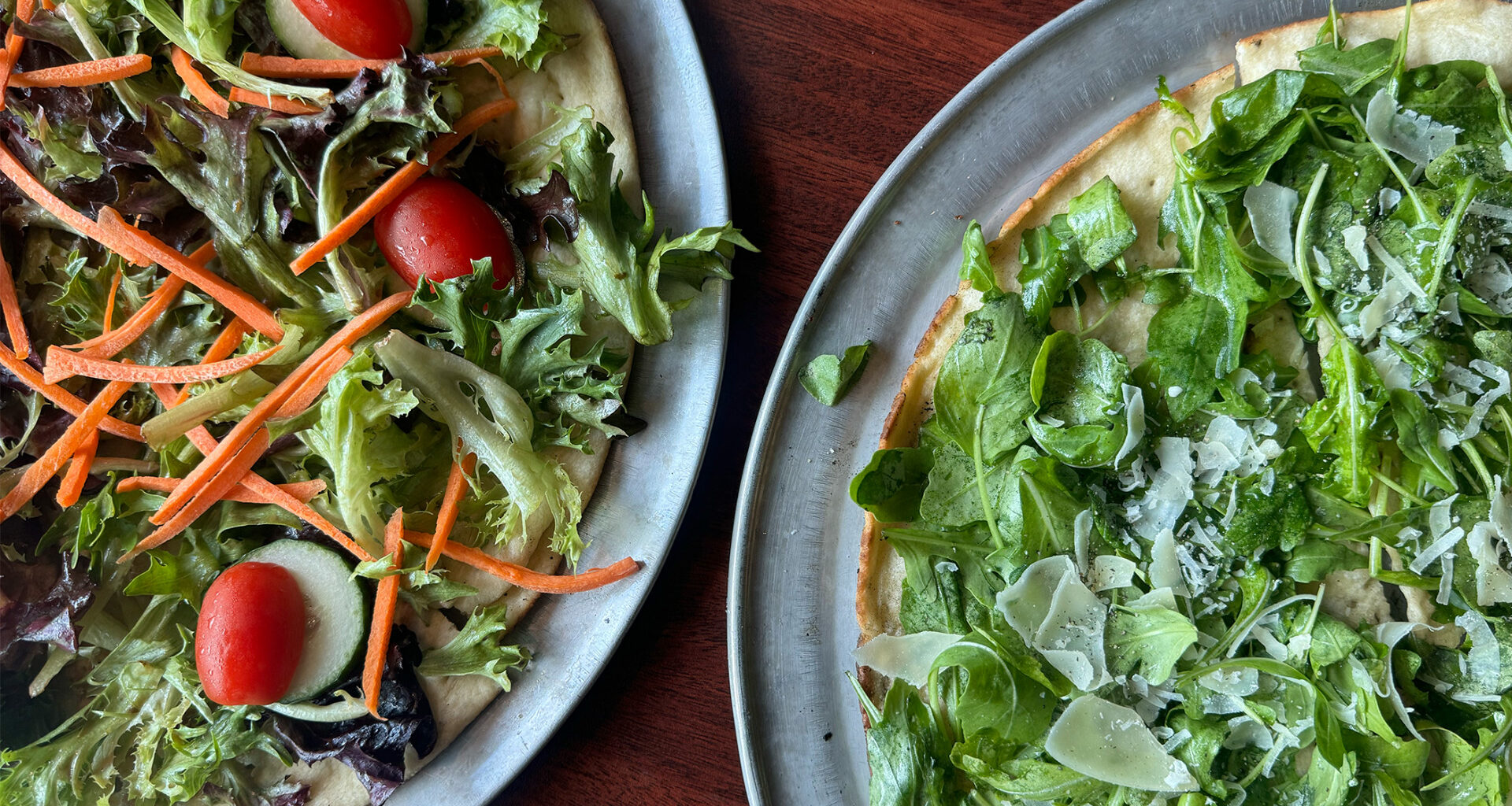 Pizza on a table