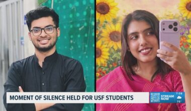 USF plans to hold a vigil for the murdered students today