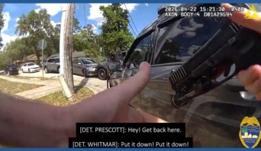 Police release body-worn camera video from shooting of Westside murder suspect