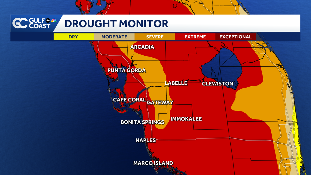Drought finally improves for parts of the Gulf Coast
