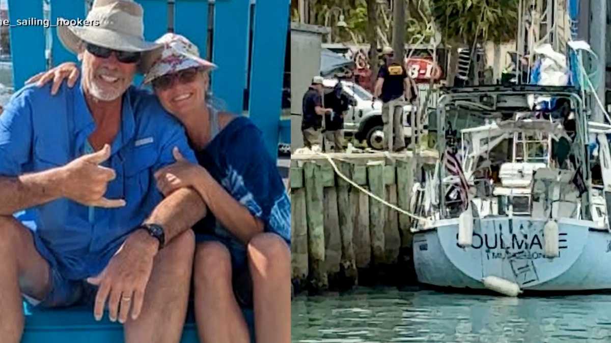 Investigators search Brian Hooker’s boat as search for wife continues