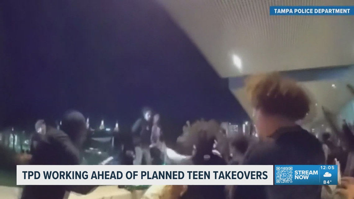 Tampa police, Hillsborough County deputies say they're aware of a planned teen takeover in Brandon