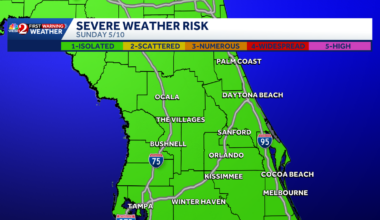 Tracking the threat for storms across Central Florida this Mother's Day weekend
