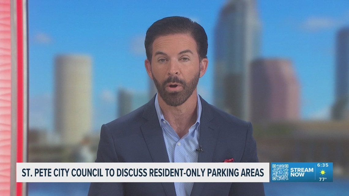 St. Petersburg City Council to discuss a resident-only parking area around the city