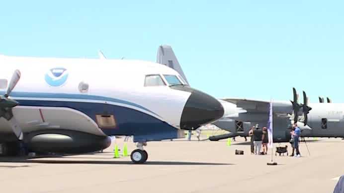 Hurricane Hunters visit Florida’s west coast