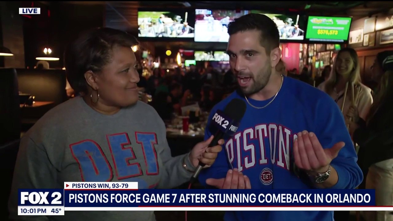 Detroit fans react to Pistons forcing Game 7 after stunning comeback in Orlando
