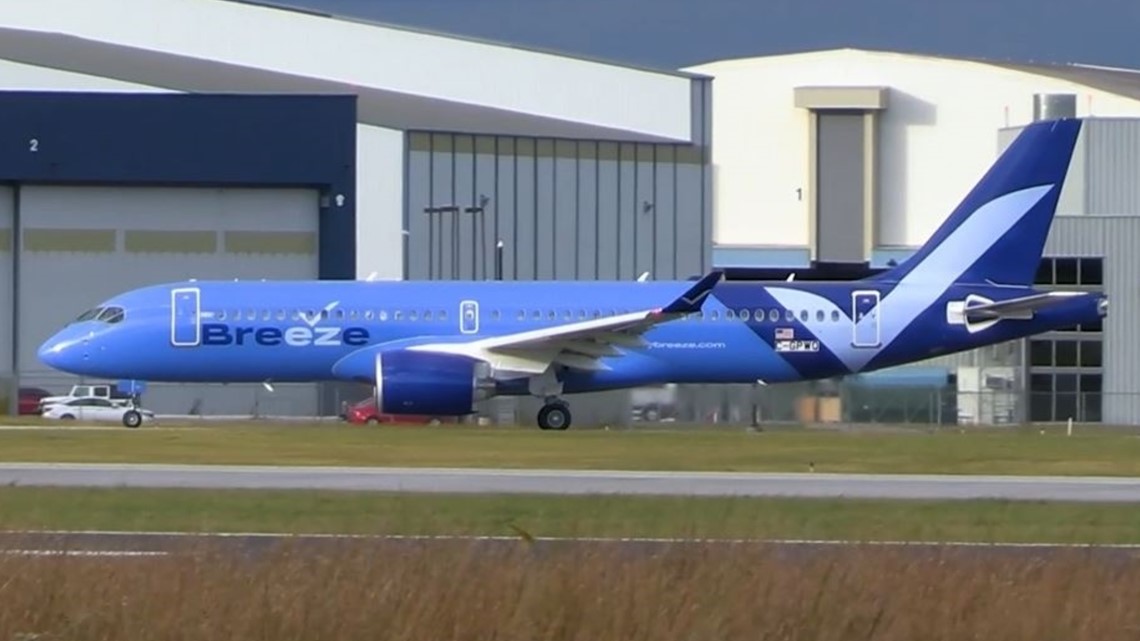 Breeze Airways announces new, nonstop routes from Tampa International Airport