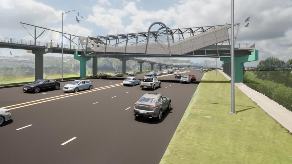 Courtney Campbell Causeway to close overnight for pedestrian bridge construction