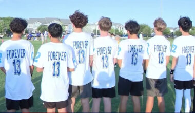 Community honors Florida teen Colton Remsburg, 13, at youth sports game