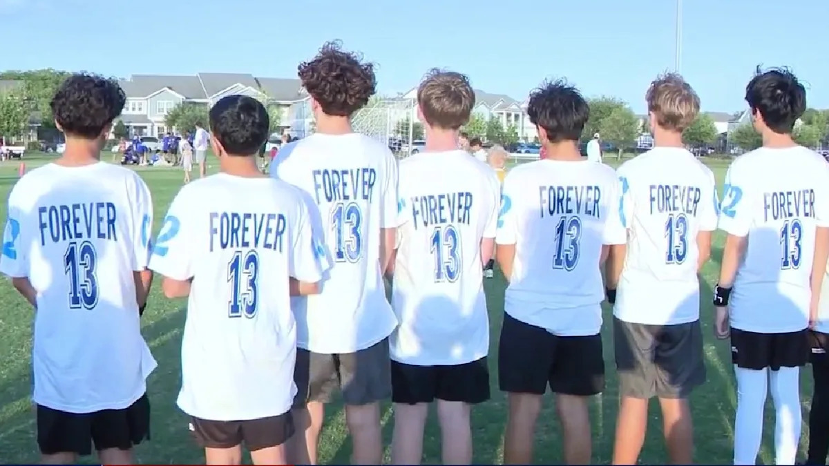 Community honors Florida teen Colton Remsburg, 13, at youth sports game
