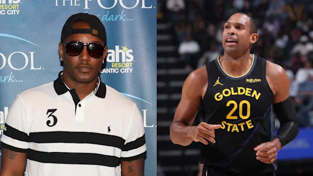 (L-R) Cam'ron and Al Horford.