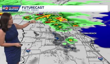 Storms North Of Orlando | May 8th Forecast
