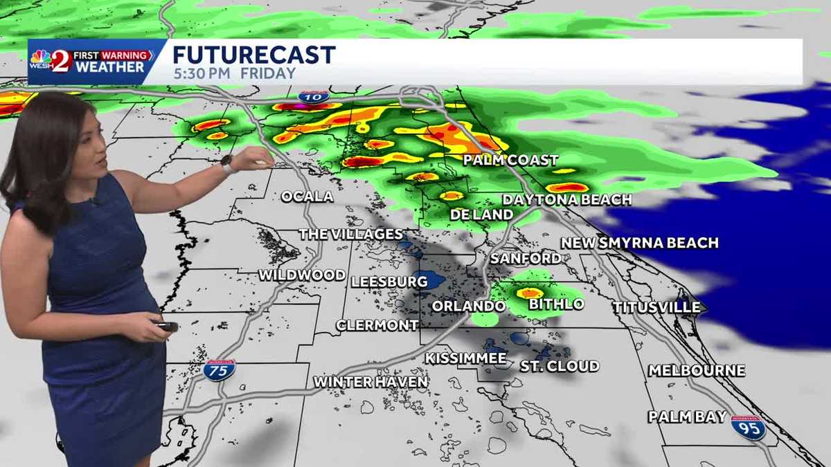 Storms North Of Orlando | May 8th Forecast