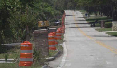 Residents concerned as path construction begins along Fort Caroline Road