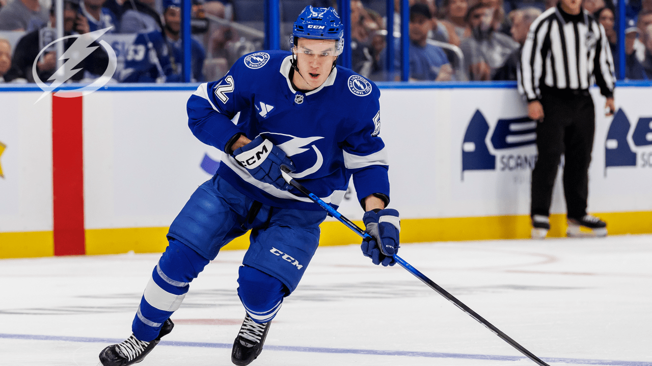 Lightning re-sign defenseman Max Groshev to a two-year, two-way contract
