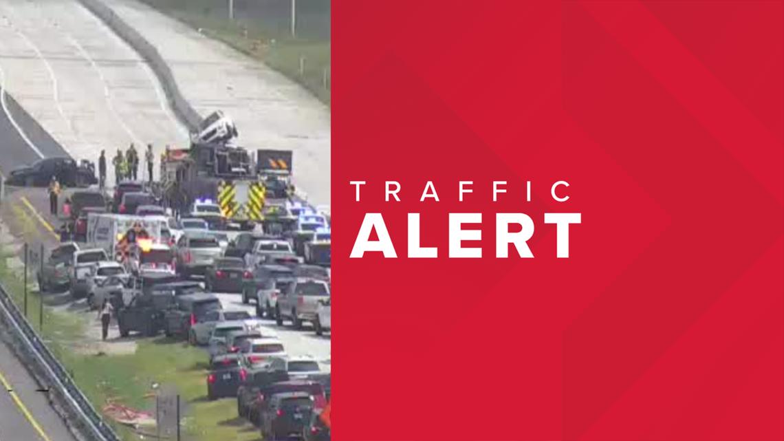 Major crash on I-275 North causes backup in Pinellas County