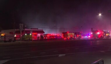 Crews battling 2-alarm fire at storage facility in Tampa
