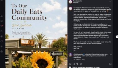South Tampa’s Daily Eats will close and rebrand in June