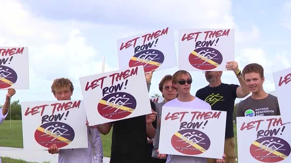 Cape Coral rowing club protests Tropicana Park opening over denied relocation