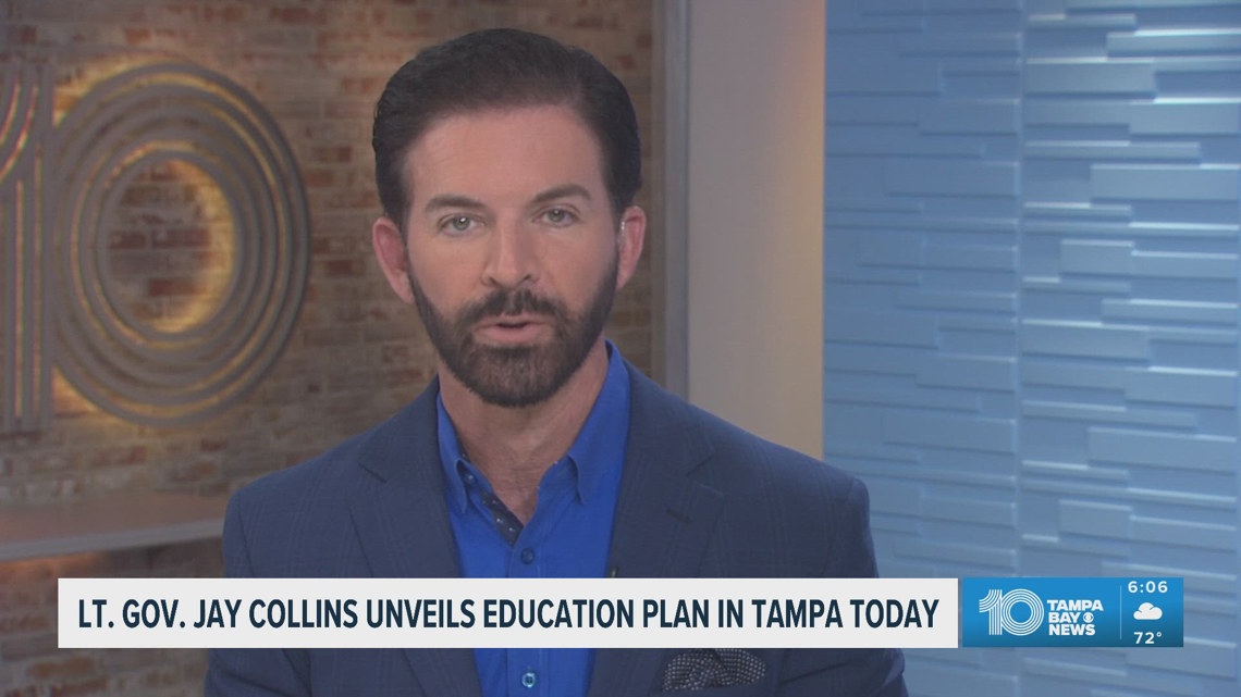 Lt. Governor Jay Colling unveils education plan in Tampa on Monday