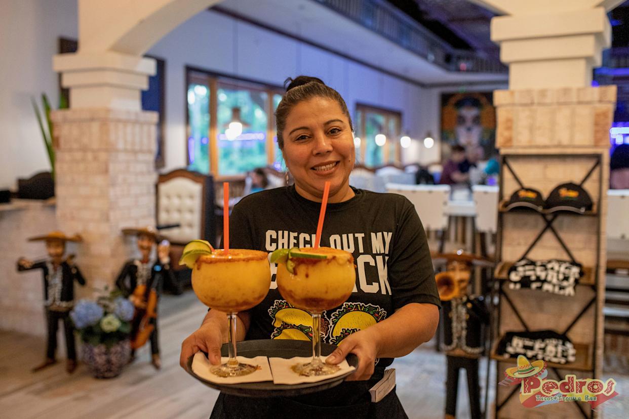 Two of the self-proclaimed "best margaritas" are served at Pedro's Tacos and Tequilas at 750 Apalachee Parkway.