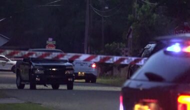 Man dead after two cars side swipe, crash on Jacksonville's Northside