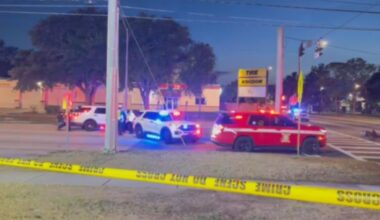 Crash involving St. Pete police vehicle, motorcycle shuts down intersection near Northeast High School