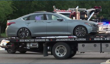 Woman’s body recovered from submerged vehicle in Jacksonville North Estates retention pond: JSO