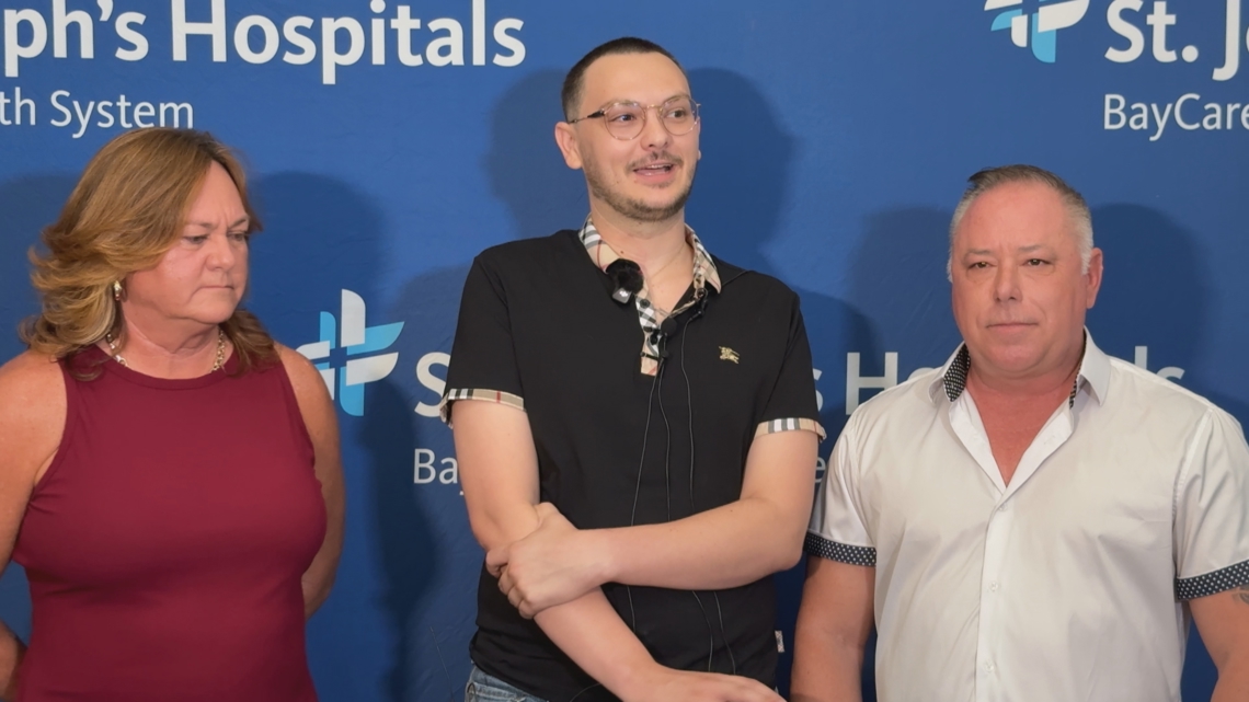 Ybor City crash survivor reunites with St. Joseph’s team that saved his life