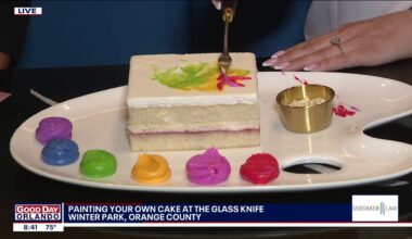 Paint your own slice of cake at this Florida restaurant