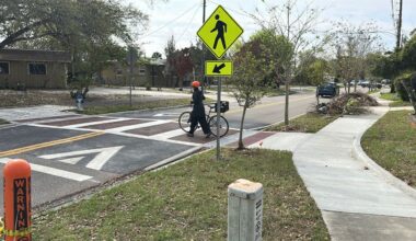 Orlando adds raised crosswalks, speed tables on Bumby Ave