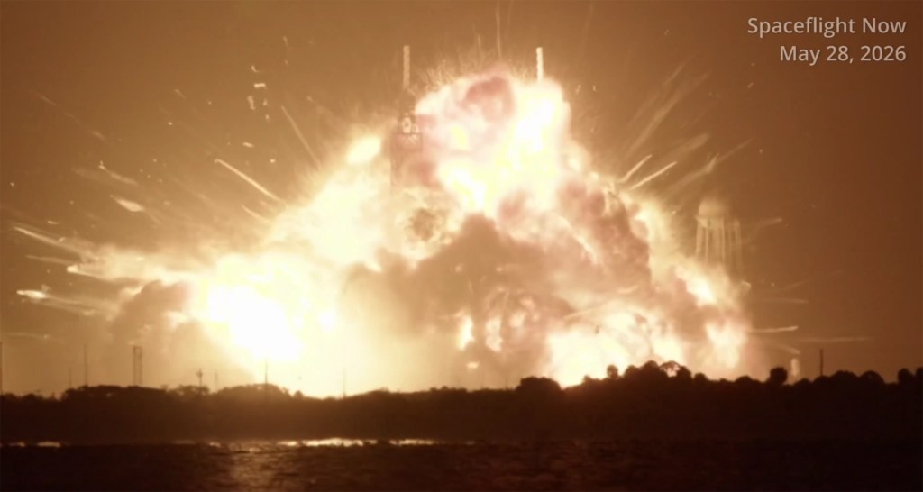 Watch: Blue Origin New Glenn rocket explodes on Cape Canaveral launch pad during test – Orlando Sentinel