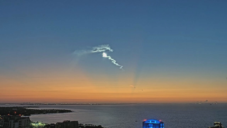 Did you see the strange cloud over Tampa Bay this morning?