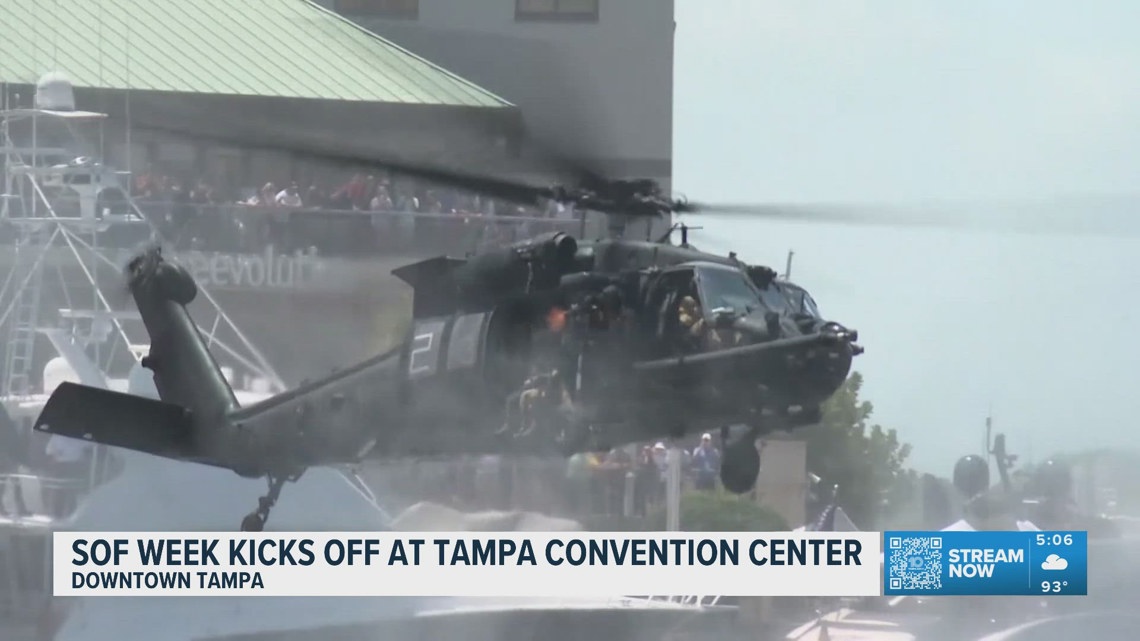 Special Operations Forces Week kicks off at Tampa Convention Center