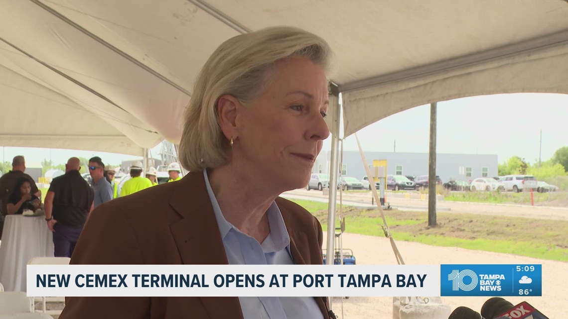New Cemex terminal opens at Port Tampa Bay