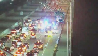 Deadly crash causing traffic delays on westbound lanes of the Howard Frankland Bridge