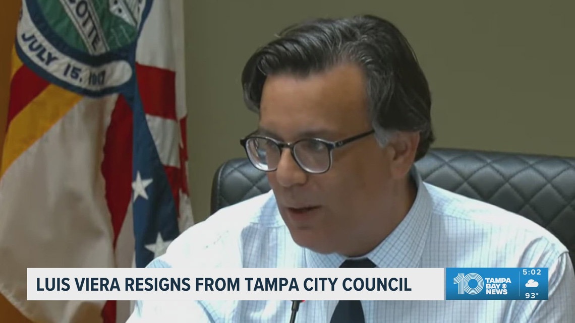 Tampa City Council Member Luis Viera submits resignation letter, will run for state representative