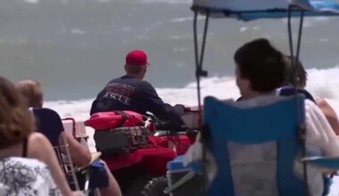 Lifeguards warn of rip current dangers at Florida beaches