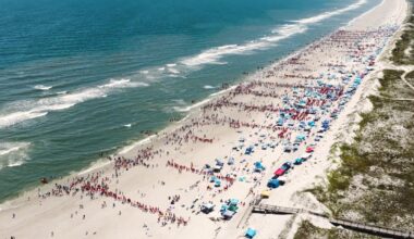 2500+ people baptized during annual Beach Baptism at Jacksonville's Hanna Park
