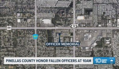 Pinellas County is honoring fallen officers on Wednesday morning